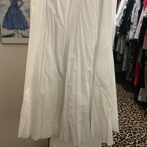Vintage Karen Kane MAXI skirt/ white- great quality with lining (M)